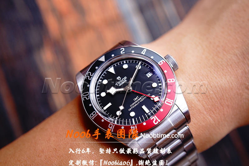 ZF帝舵蓝红圈GMT「V5版」ZF厂帝舵格林尼治不再一眼假  第19张
