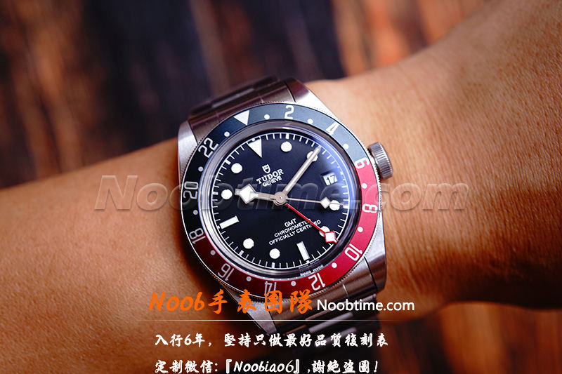 ZF帝舵蓝红圈GMT「V5版」ZF厂帝舵格林尼治不再一眼假  第17张