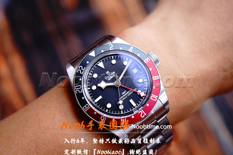 ZF帝舵蓝红圈GMT「V5版」ZF厂帝舵格林尼治不再一眼假  第18张
