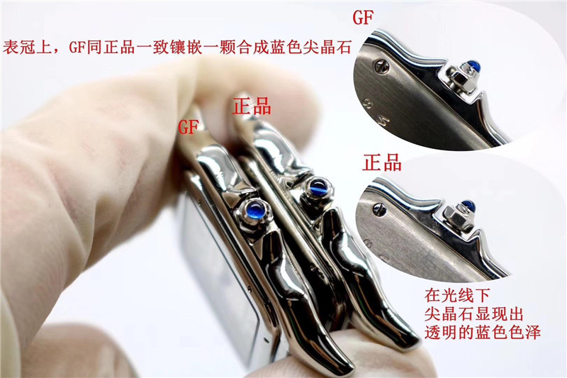 GF厂卡地亚猎豹中号对比正品评测（GF厂卡地亚猎豹真假对比）  第7张