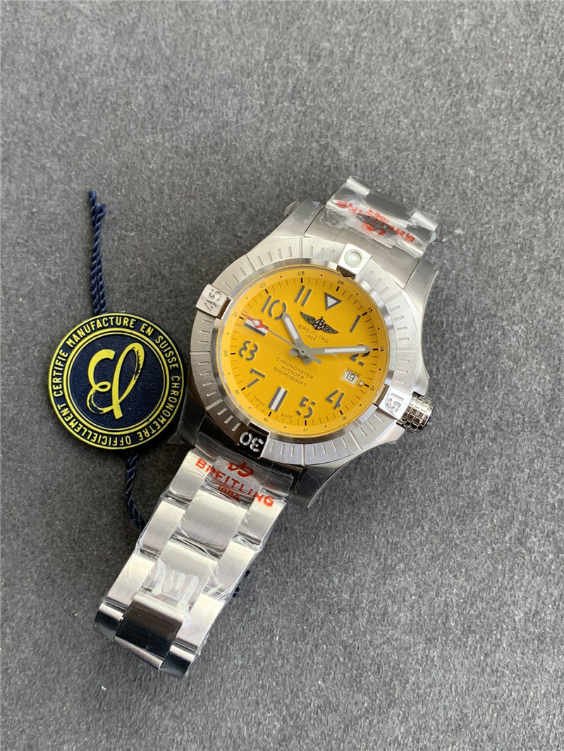 GF厂百年灵复仇者深潜海狼黄盘深度评测（GF厂百年灵海狼质量怎么样）  第3张