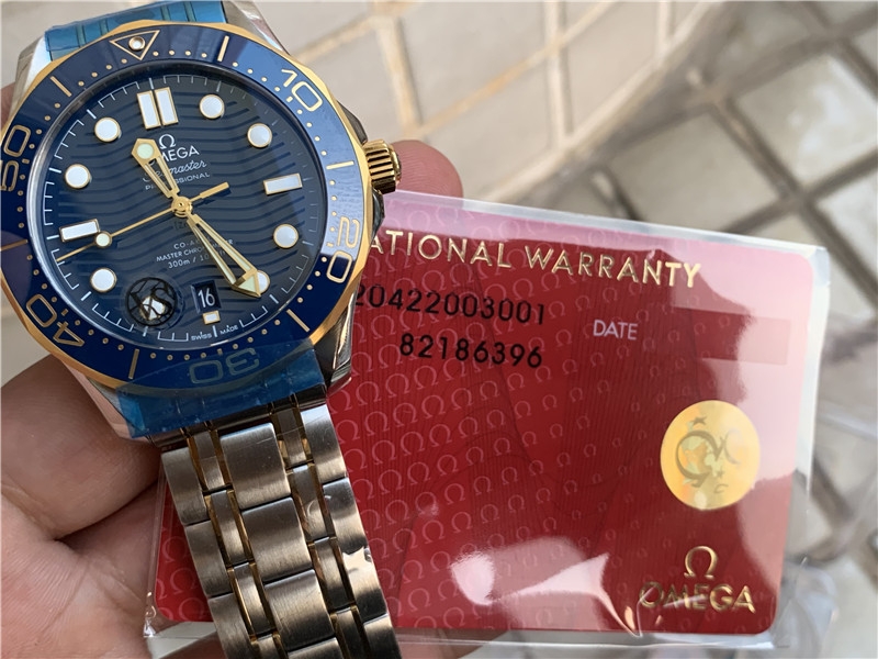 VS厂欧米茄海马间金蓝深度评测（VS厂海马300间黄金蓝质量怎么样）  第2张
