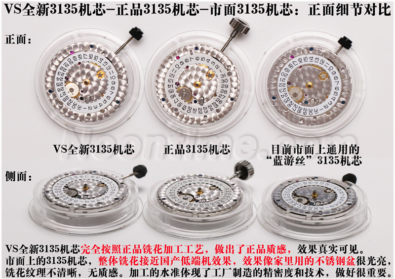 VS厂劳力士水鬼3135机芯深度拆解（VS厂3135机芯稳定吗）  第3张