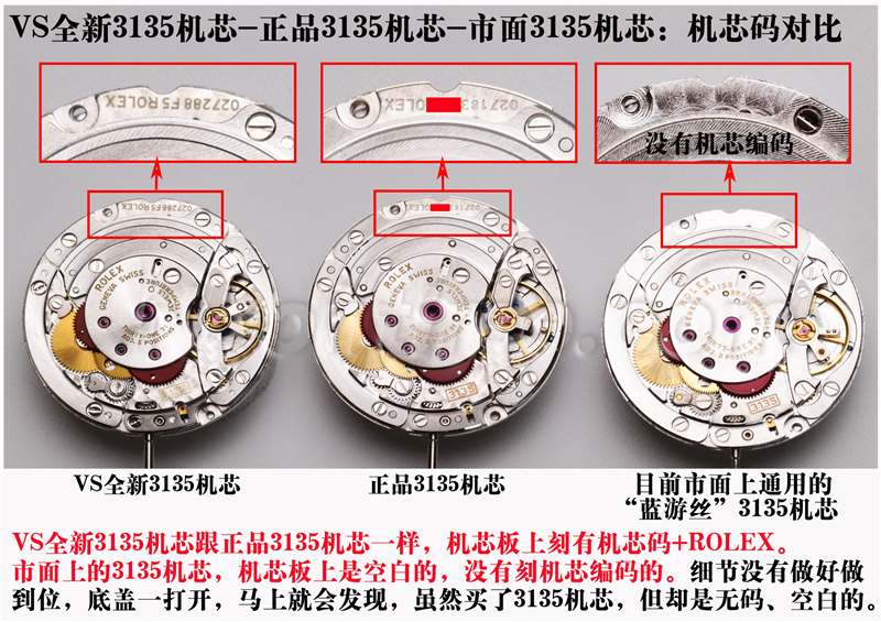 VS厂劳力士水鬼3135机芯深度拆解（VS厂3135机芯稳定吗）  第6张