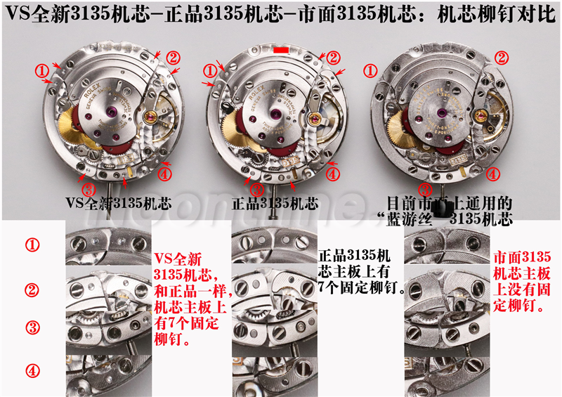 VS厂劳力士水鬼3135机芯深度拆解（VS厂3135机芯稳定吗）  第7张