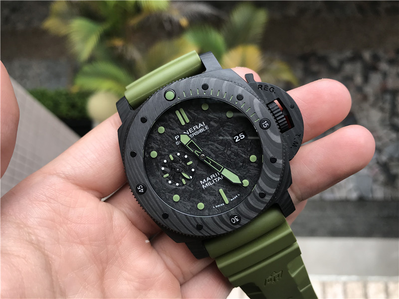 VS厂沛纳海PAM961绿海王复刻表评测（VS厂沛纳海961一眼假吗）  第2张