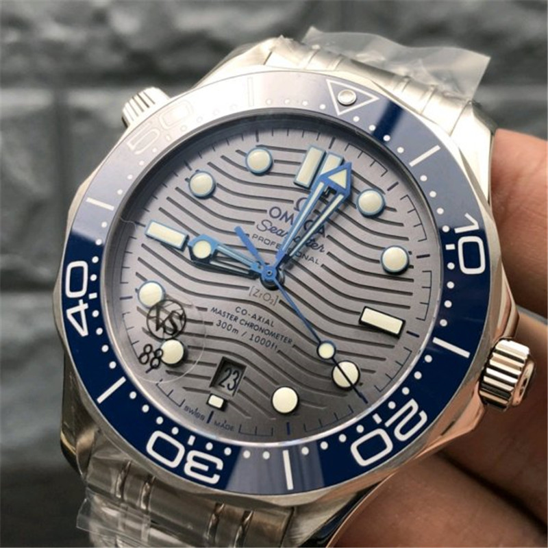VS厂欧米茄海马300蓝色陶瓷灰面升级了哪里(VS厂海马300细节一眼假吗）  第6张