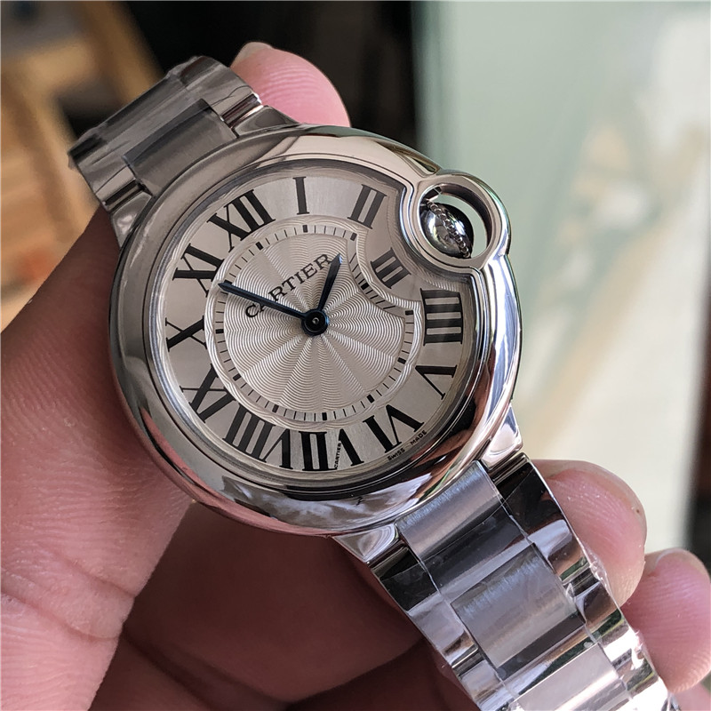 V6厂卡地亚蓝气球女款深度细节评测（V6厂蓝气球33mm36mm会一眼假吗）  第2张
