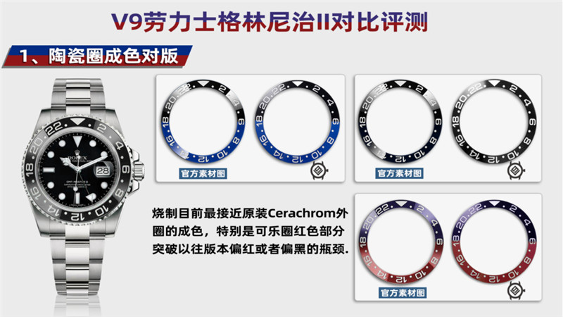 V9厂劳力士格林尼治Ⅱ可乐圈全面评测（V9厂劳力士可乐圈怎么样）  第1张