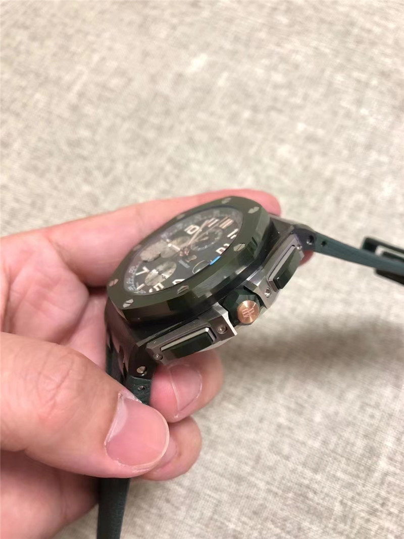 RS厂爱彼26405彩色陶瓷计时表全面评测（RS爱彼26405彩色陶瓷有破绽吗）  第6张