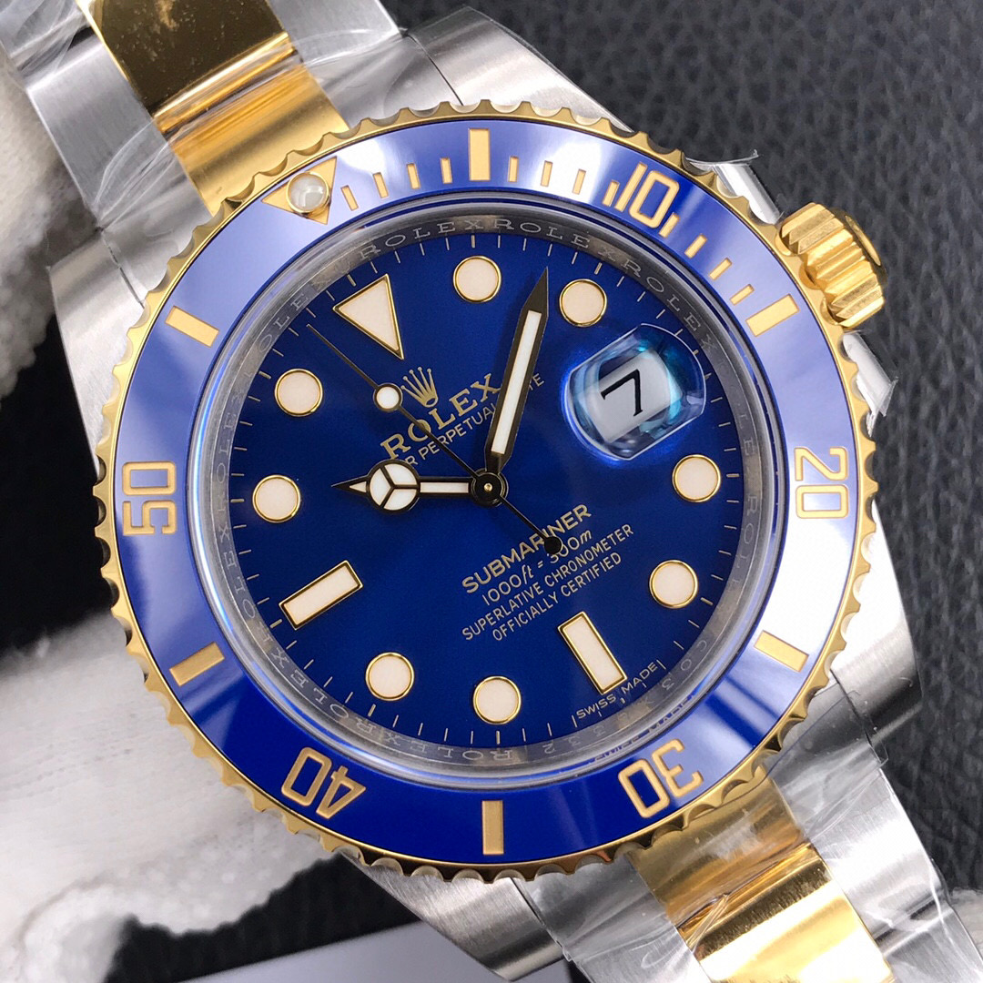 VS厂劳力士间金蓝水鬼评测（VS厂间金蓝水鬼值得入手吗）  第5张