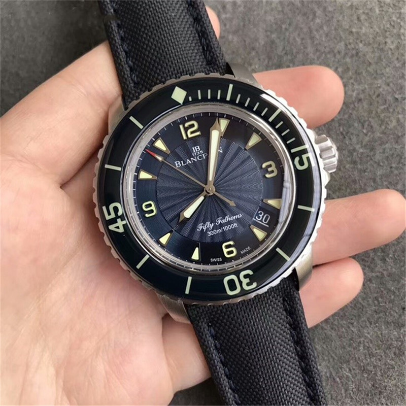 ZF厂宝珀五十噚蓝盘钛壳测评（ZF宝珀五十噚蓝盘钛壳做工一眼假吗）  第2张