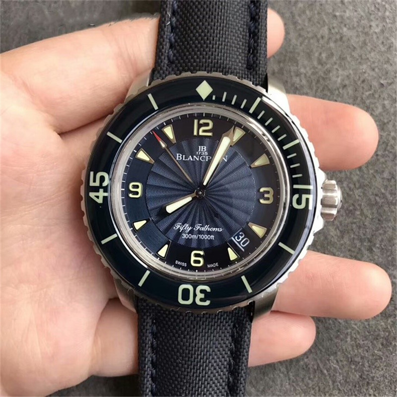 ZF厂宝珀五十噚蓝盘钛壳测评（ZF宝珀五十噚蓝盘钛壳做工一眼假吗）  第1张