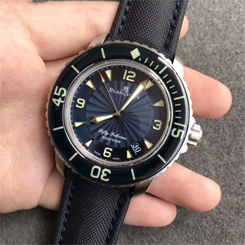ZF厂宝珀五十噚蓝盘钛壳测评（ZF宝珀五十噚蓝盘钛壳做工一眼假吗）  第3张