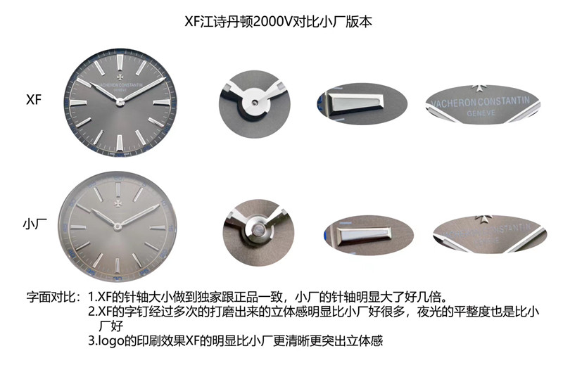 XF厂江诗丹顿纵横四海2000V评测（XF厂江诗纵横四海2000V有破绽吗）  第4张